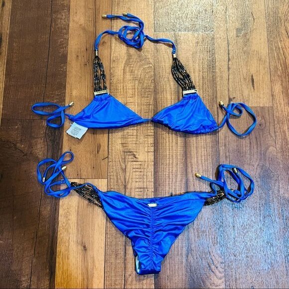 NWOT Beach Bunny | Out Of Your League Embellished Two Piece Bikini - Picture 8 of 16